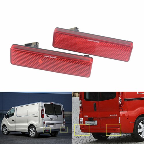 Rear bumper reflector for - rear,