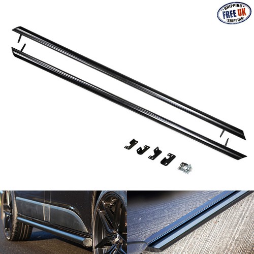 Black side step bar - black, running