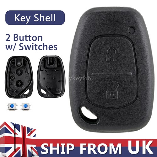 Button key fob case shell - key,